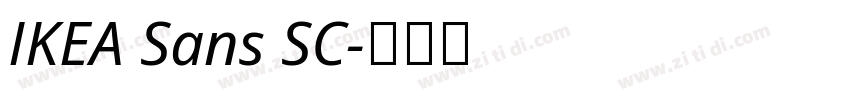 IKEA Sans SC字体转换 IKEA Sans SC字体转换
